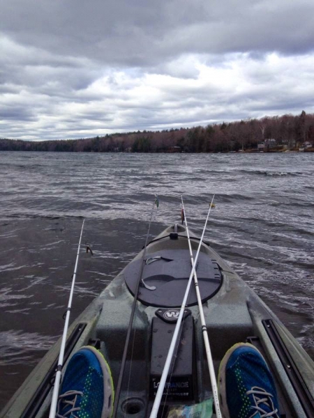 Kayak Fishing in the Wind, Wilderness Systems Kayaks