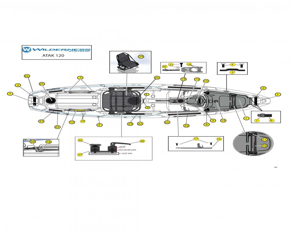 ATAK 120 boat schematic 
