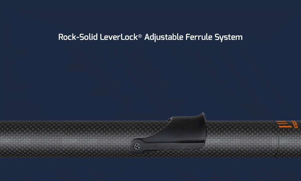 Rock-solid Leverlock® Adjustable Ferrule System