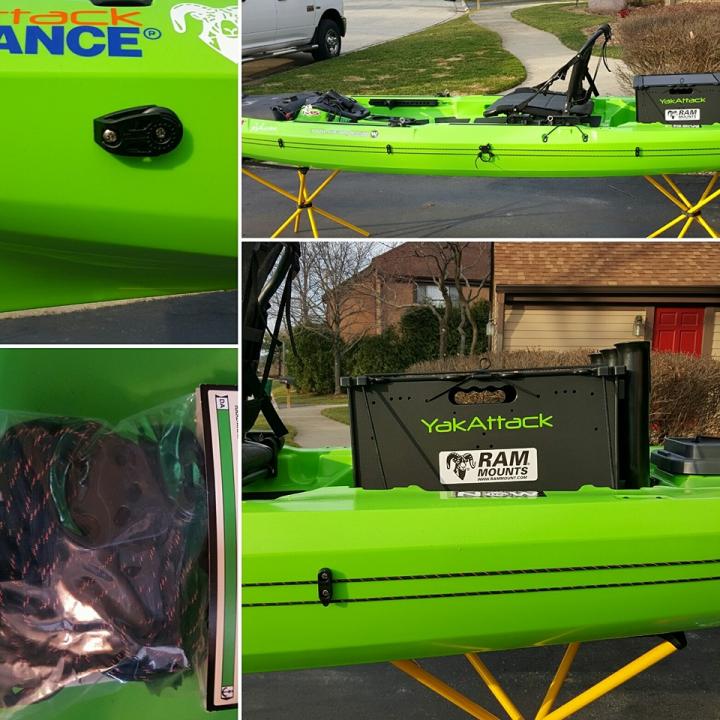 Best Anchor Trolley Kit w/Quick Release & Float for SlideTrax Wilderness Kayak